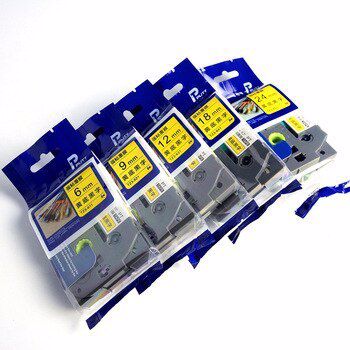 POT  TRAKA TZE231 12mm crno na bijelo 0